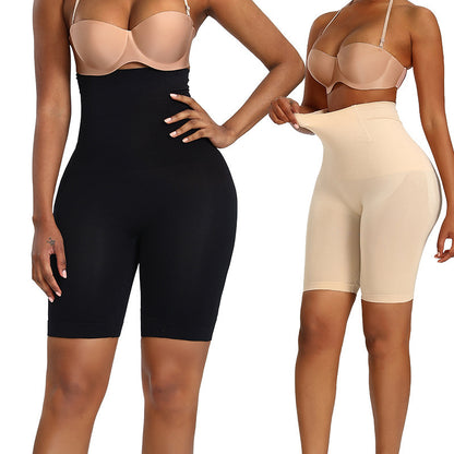 Four-corner 4-bone Plus Size Shaping Pants Anti-exposure