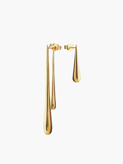 Asymmetric Drop Earrings