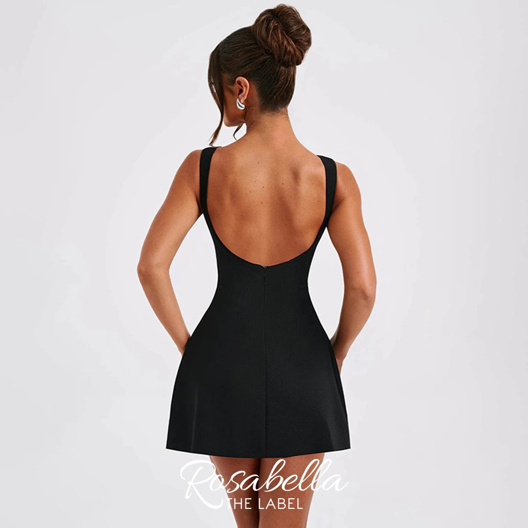Backless Sleeveless Mini Dress