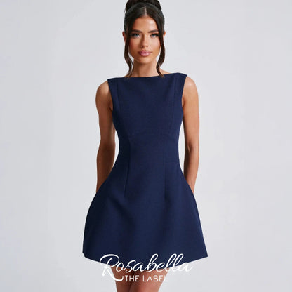 Backless Sleeveless Mini Dress