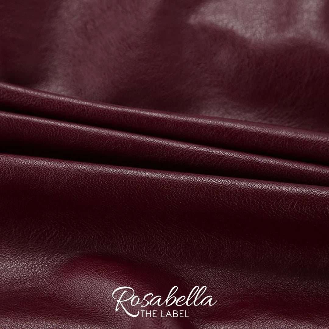 Leather Zip-Up Jacket