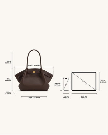 Aurora Tote – Borsa in Suede Elegante & Versatile