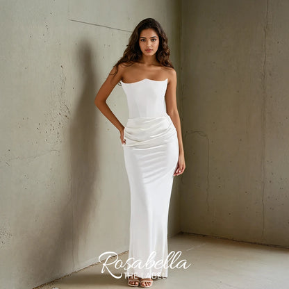 Strapless Velvet Maxi Dress